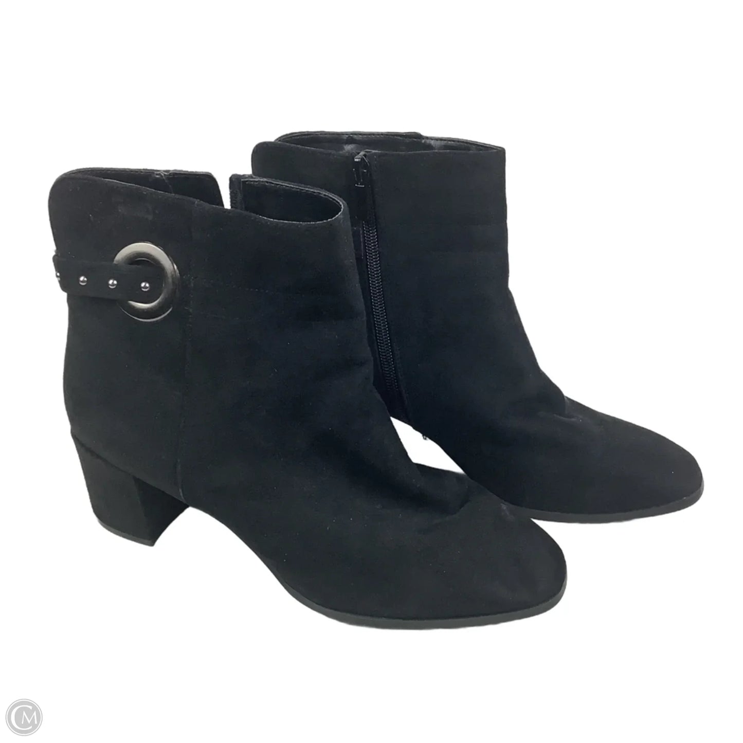 Boots Ankle Heels By East 5th In Black, Size: 10