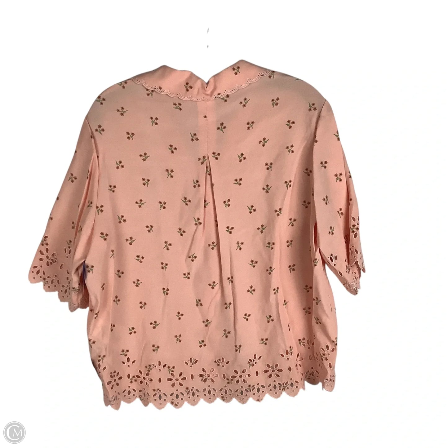 Top Short Sleeve Designer By Coach In Pink, Size: 4