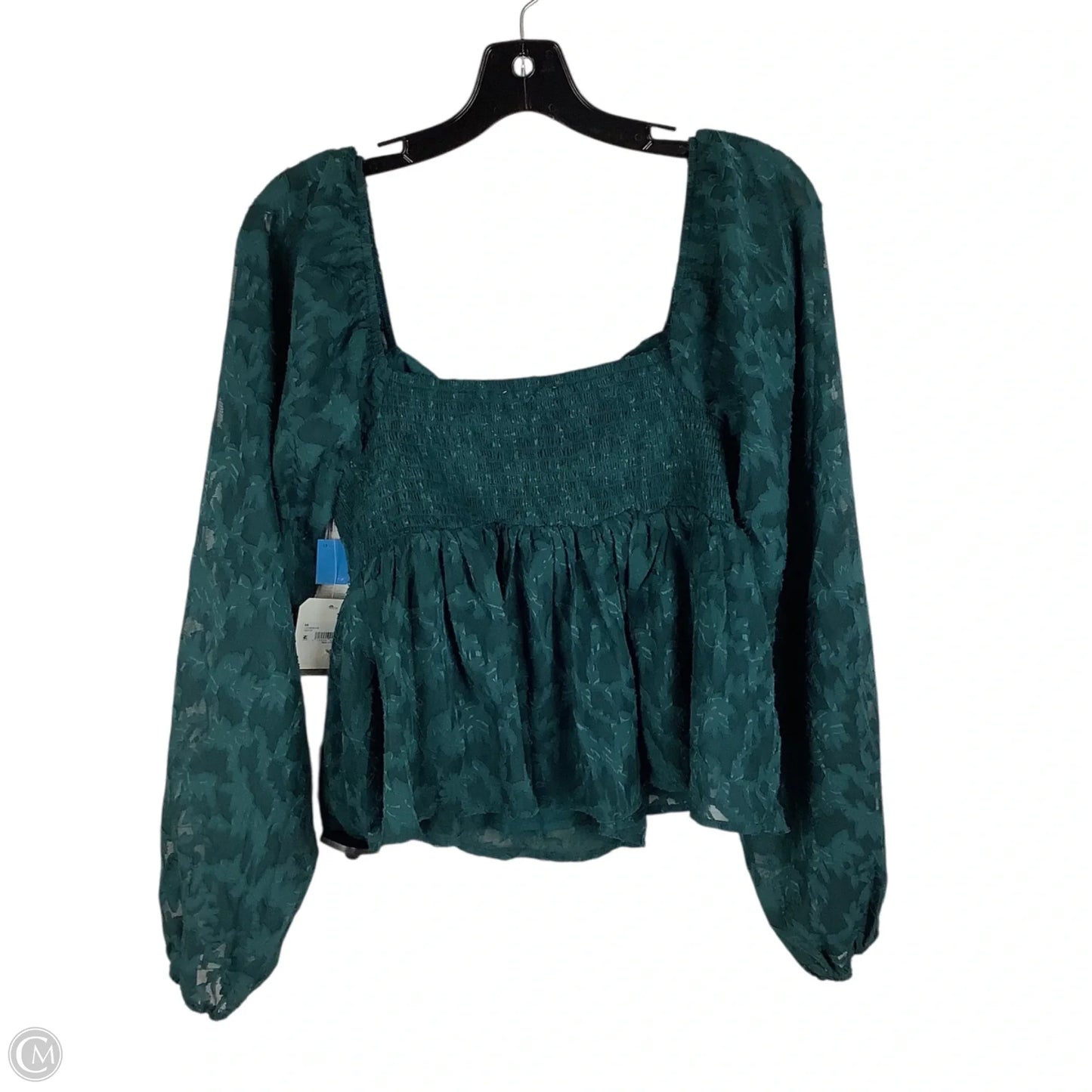 Top Long Sleeve By Altard State In Teal, Size: Xl
