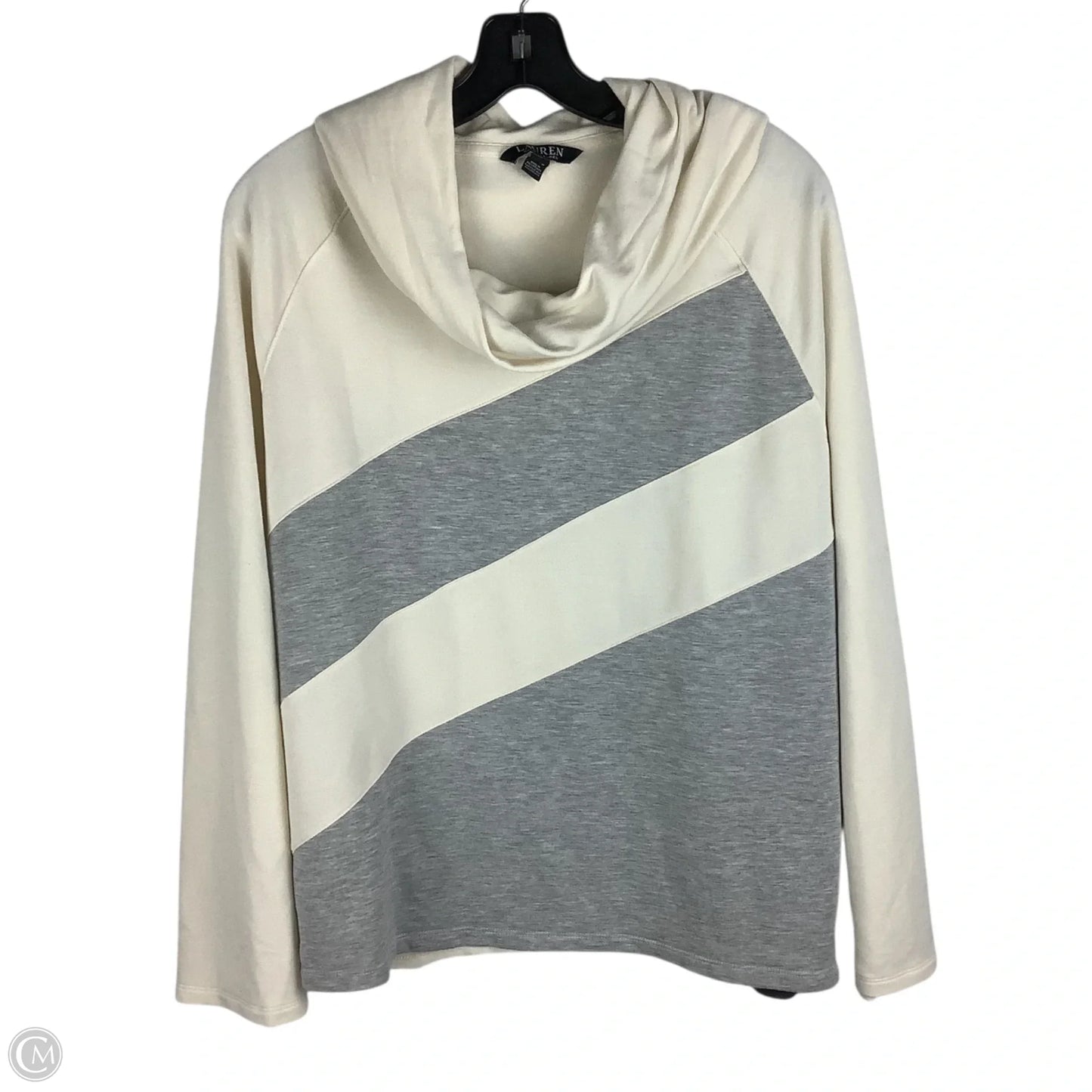 Sweater By Lauren By Ralph Lauren In Cream, Size: Xl