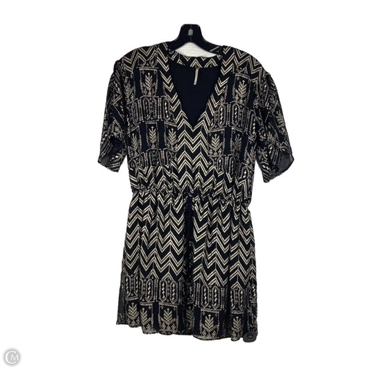Dress Party Short By Free People In Black & Gold, Size: Xs