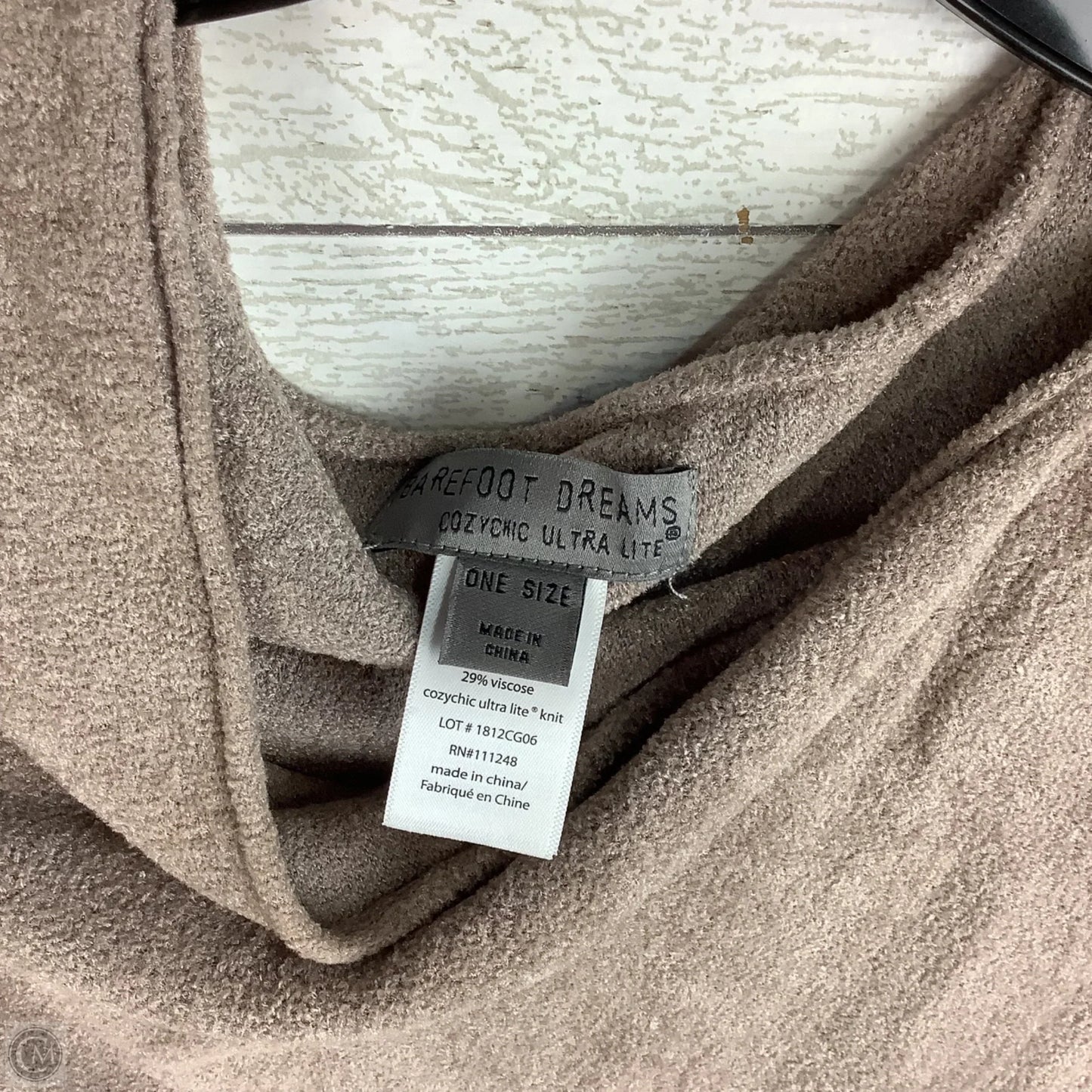 Shawl By Barefoot Dreams In Taupe, Size: Osfm