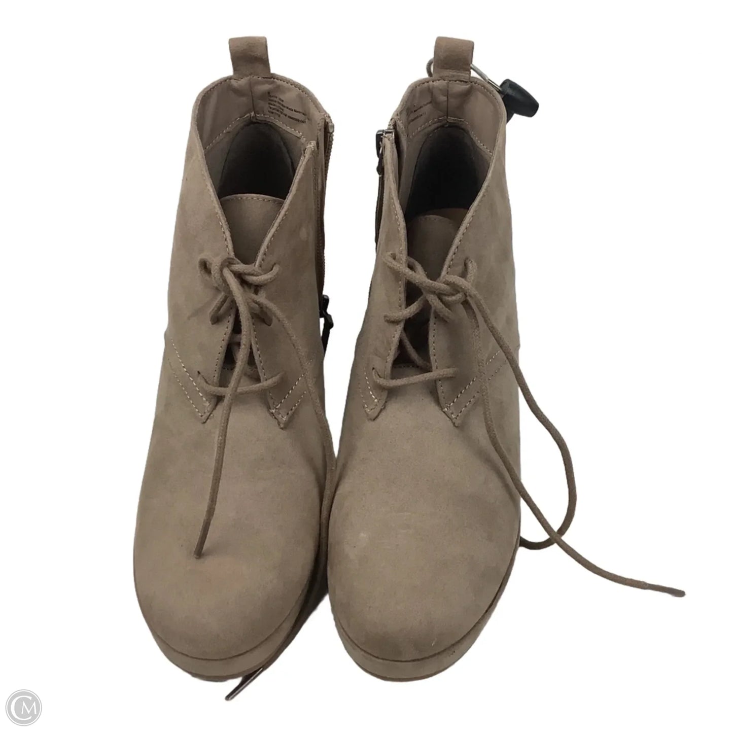 Boots Ankle Heels By Dolce Vita In Taupe, Size: 9