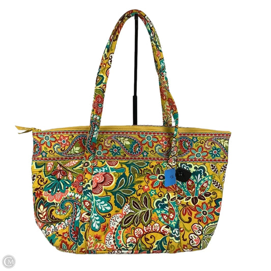 Tote Bag By Vera Bradley, Size: Large