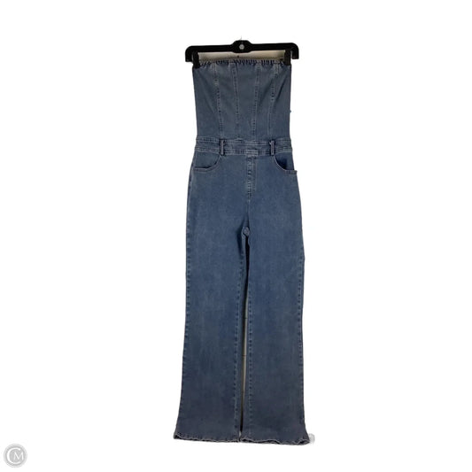 Jumpsuit By Le Lis In Blue Denim, Size: Xs