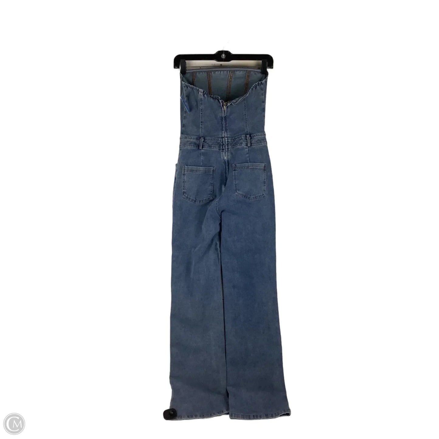 Jumpsuit By Le Lis In Blue Denim, Size: Xs