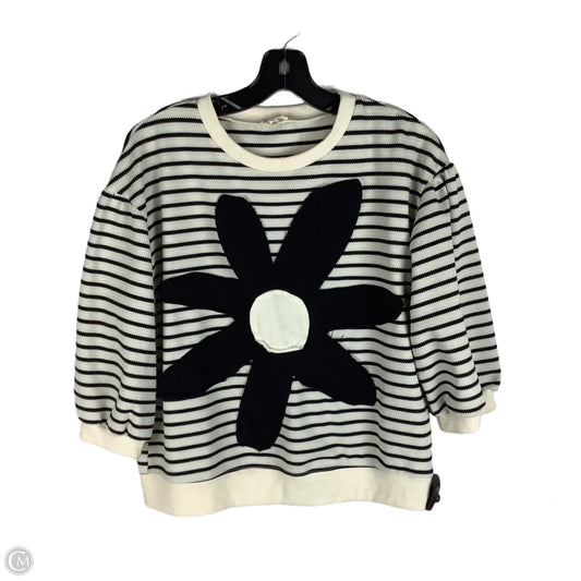 Top Long Sleeve By Jodifl In Striped Pattern, Size: S