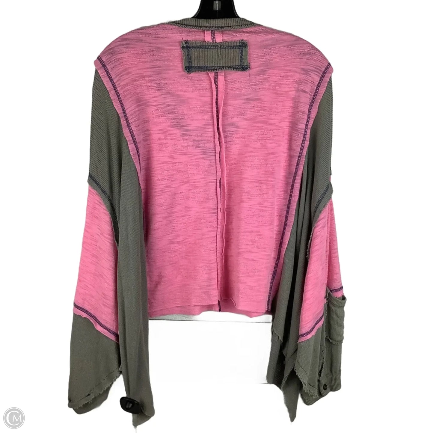 Top Long Sleeve By Pol In Pink, Size: S