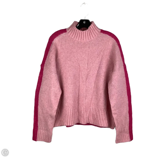 Sweater By Loft In Pink, Size: L