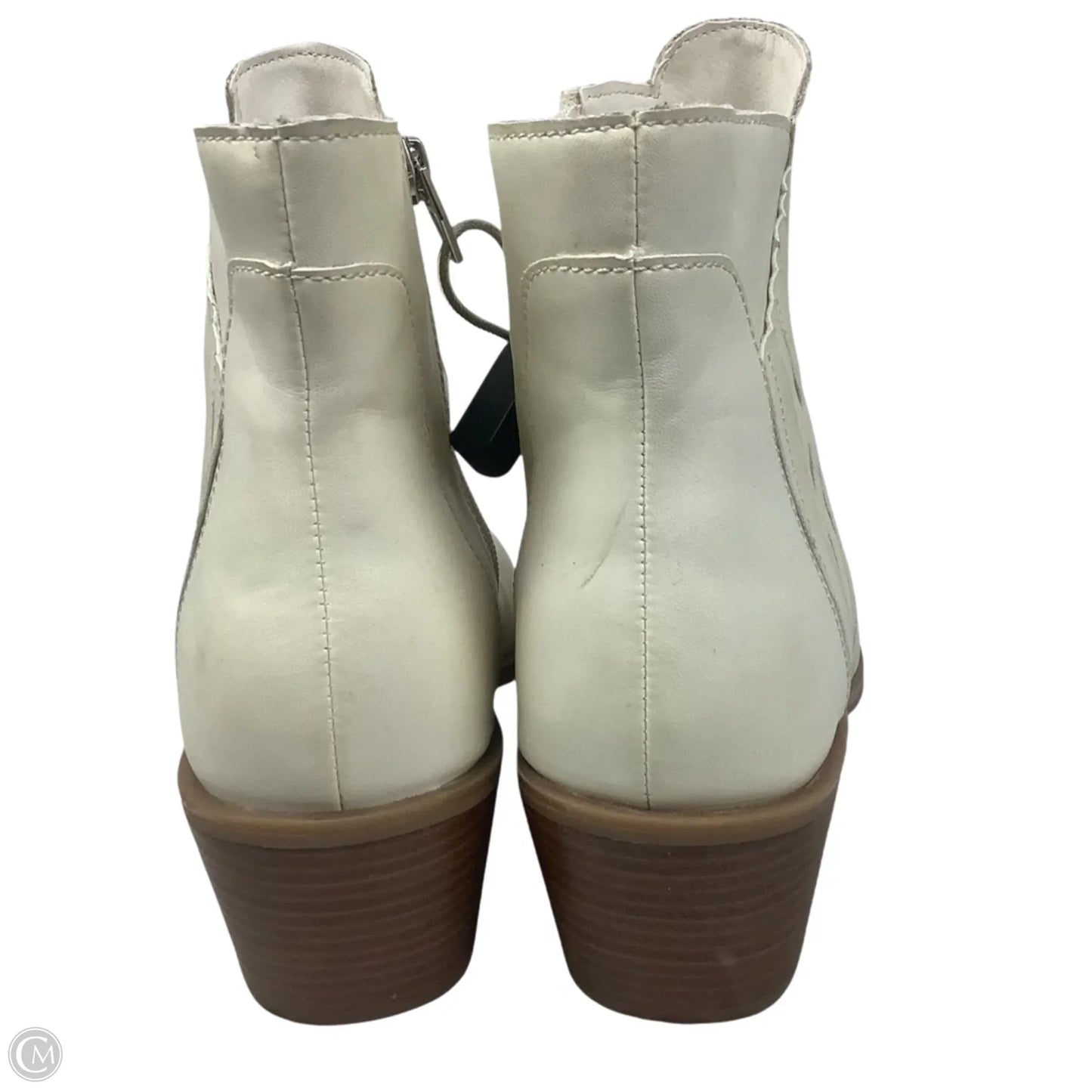 Boots Ankle Heels By Dolce Vita In Cream, Size: 10