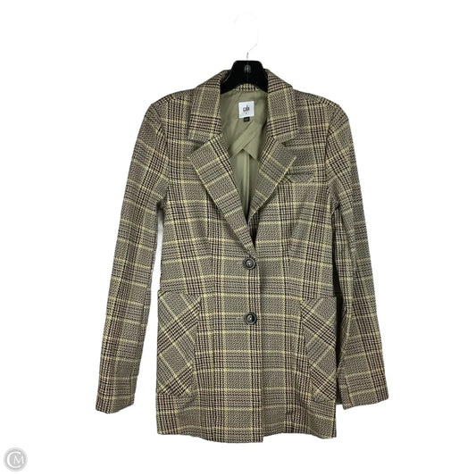 Blazer By Cabi In Plaid Pattern, Size: 2
