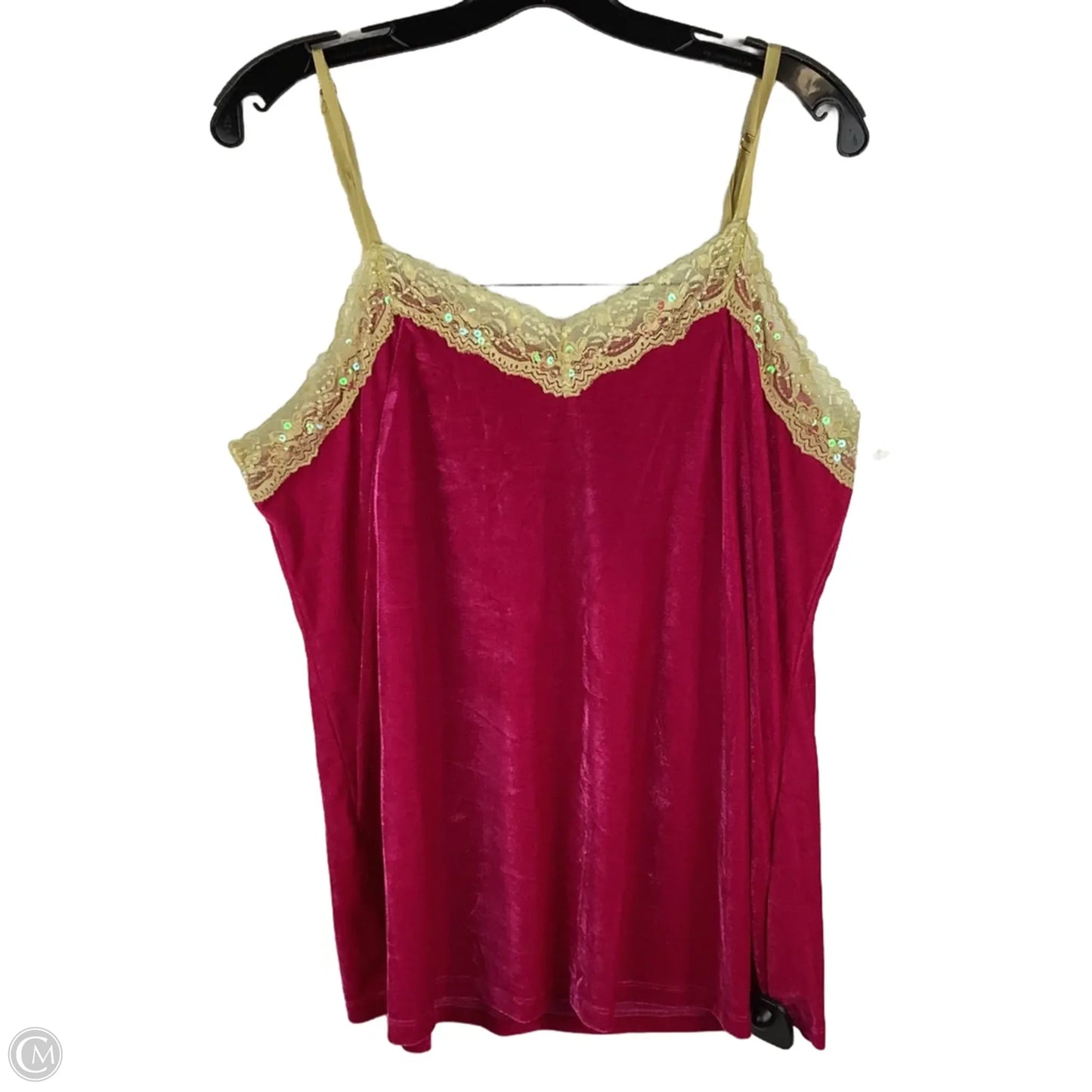 Top Sleeveless By Clothes Mentor In Pink, Size: L