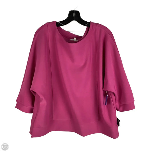 Top Short Sleeve By Clothes Mentor In Pink, Size: L