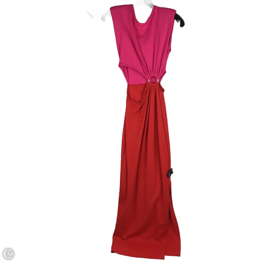 Dress Party Long By Fore In Pink & Red, Size: S