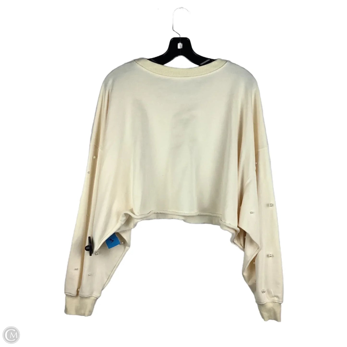 Sweatshirt Crewneck By Peach Love Cream California In Cream, Size: S