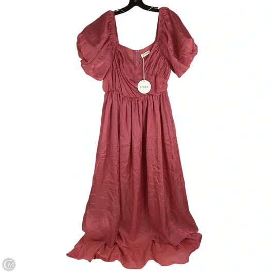 Dress Party Long By Storia In Pink, Size: M