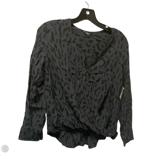 Top Long Sleeve By Rails In Animal Print, Size: S