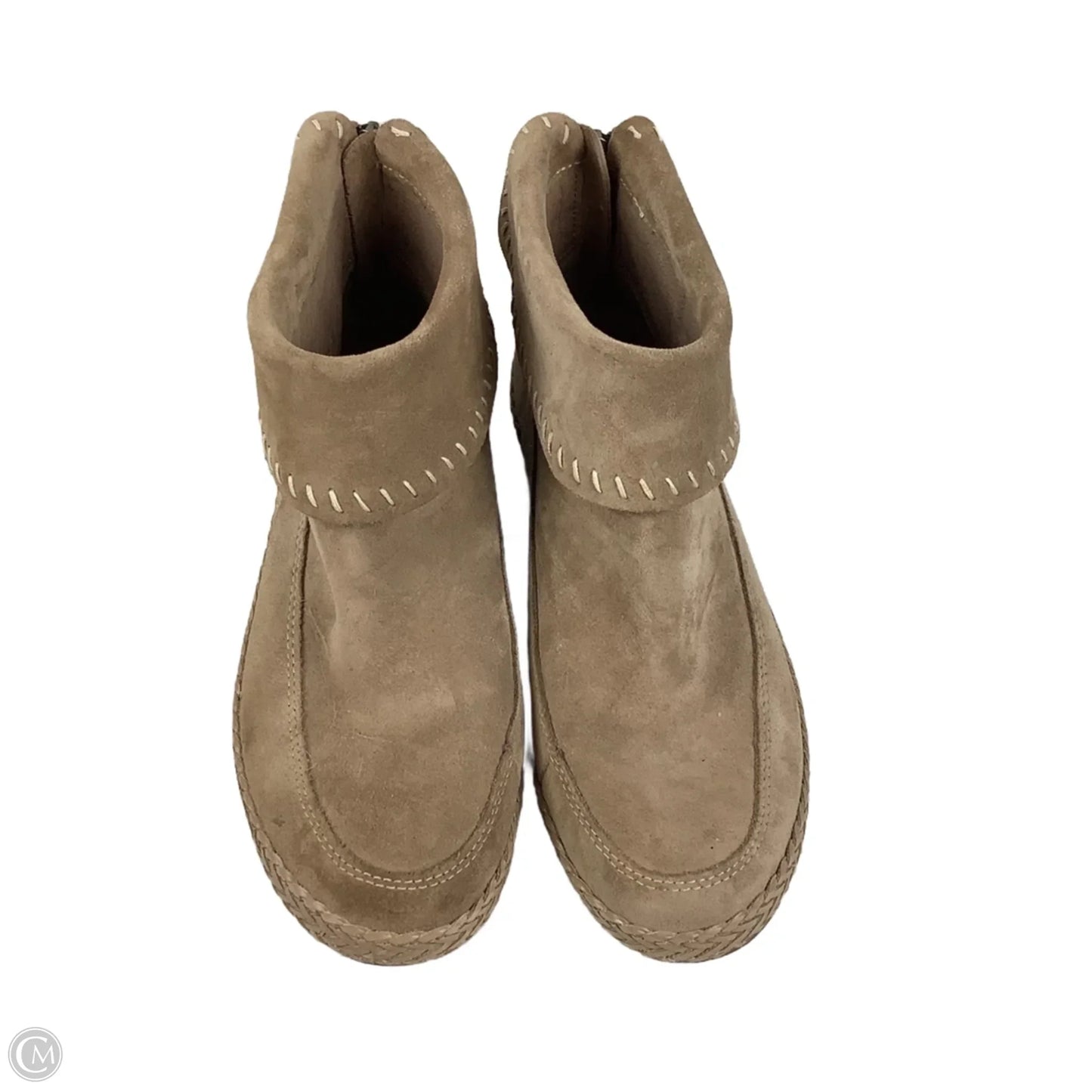 Boots Designer By Ugg In Taupe, Size: 9