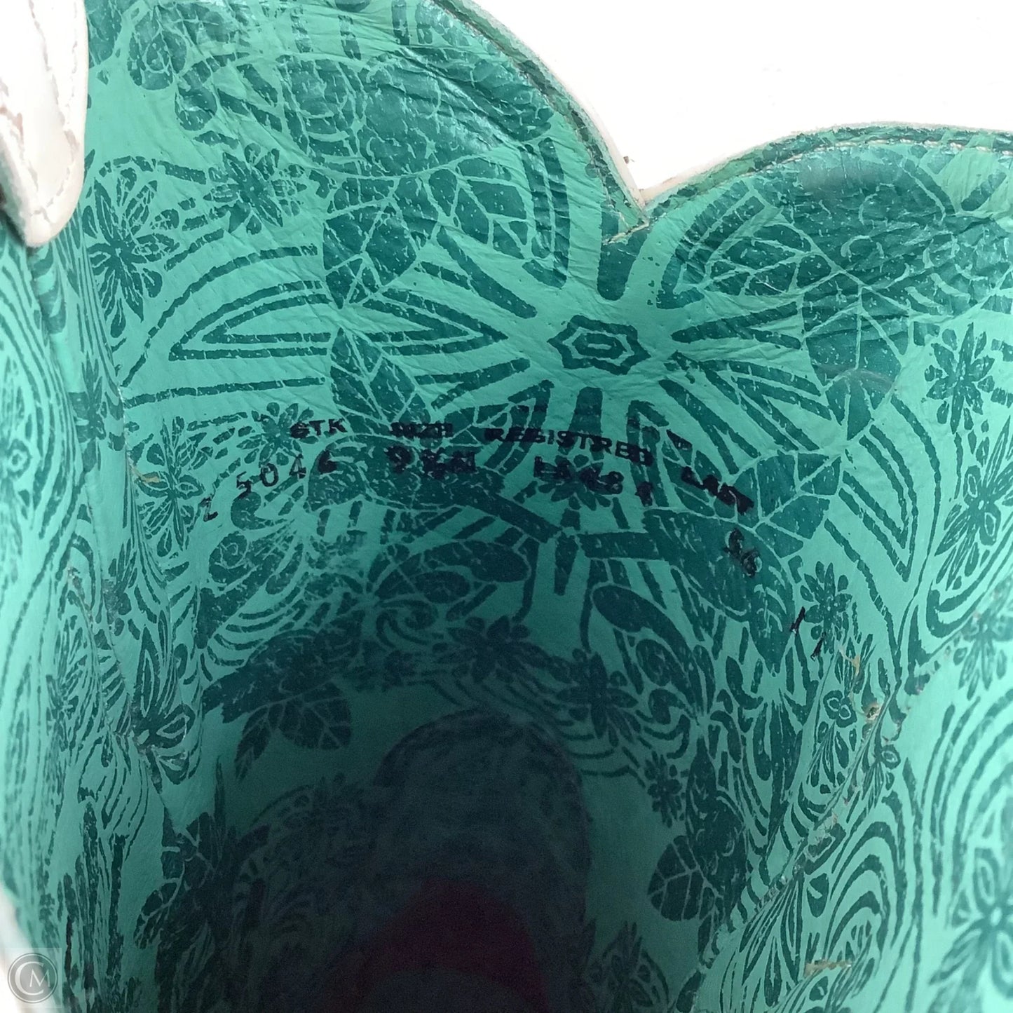 Boots Western By Corral In White, Size: 9.5