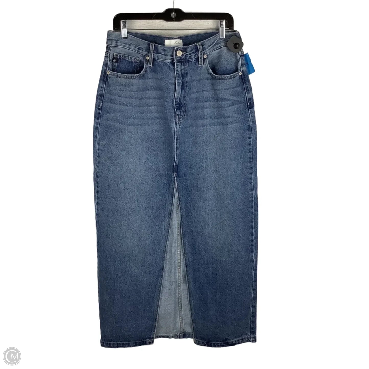 Skirt Maxi By Kancan In Blue Denim, Size: Xl