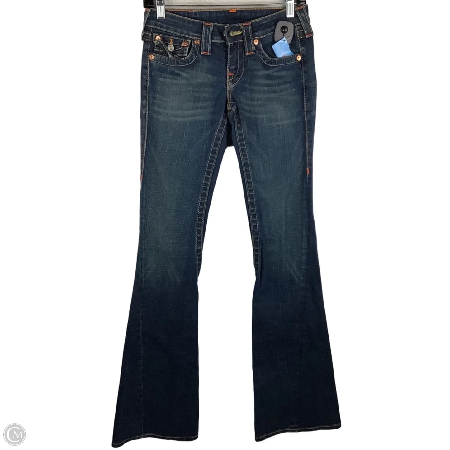 Jeans Boot Cut By True Religion In Blue Denim, Size: 2