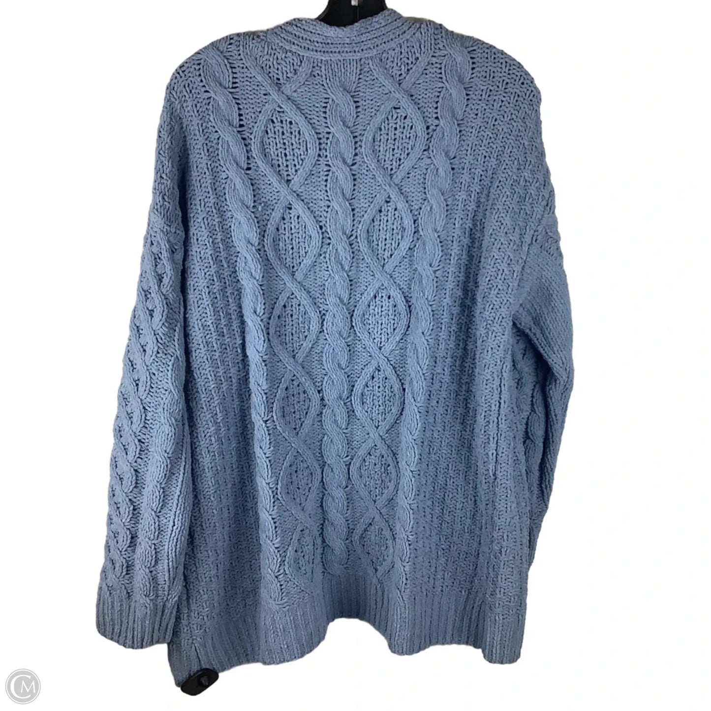 Sweater Cardigan By Cmc In Blue, Size: M