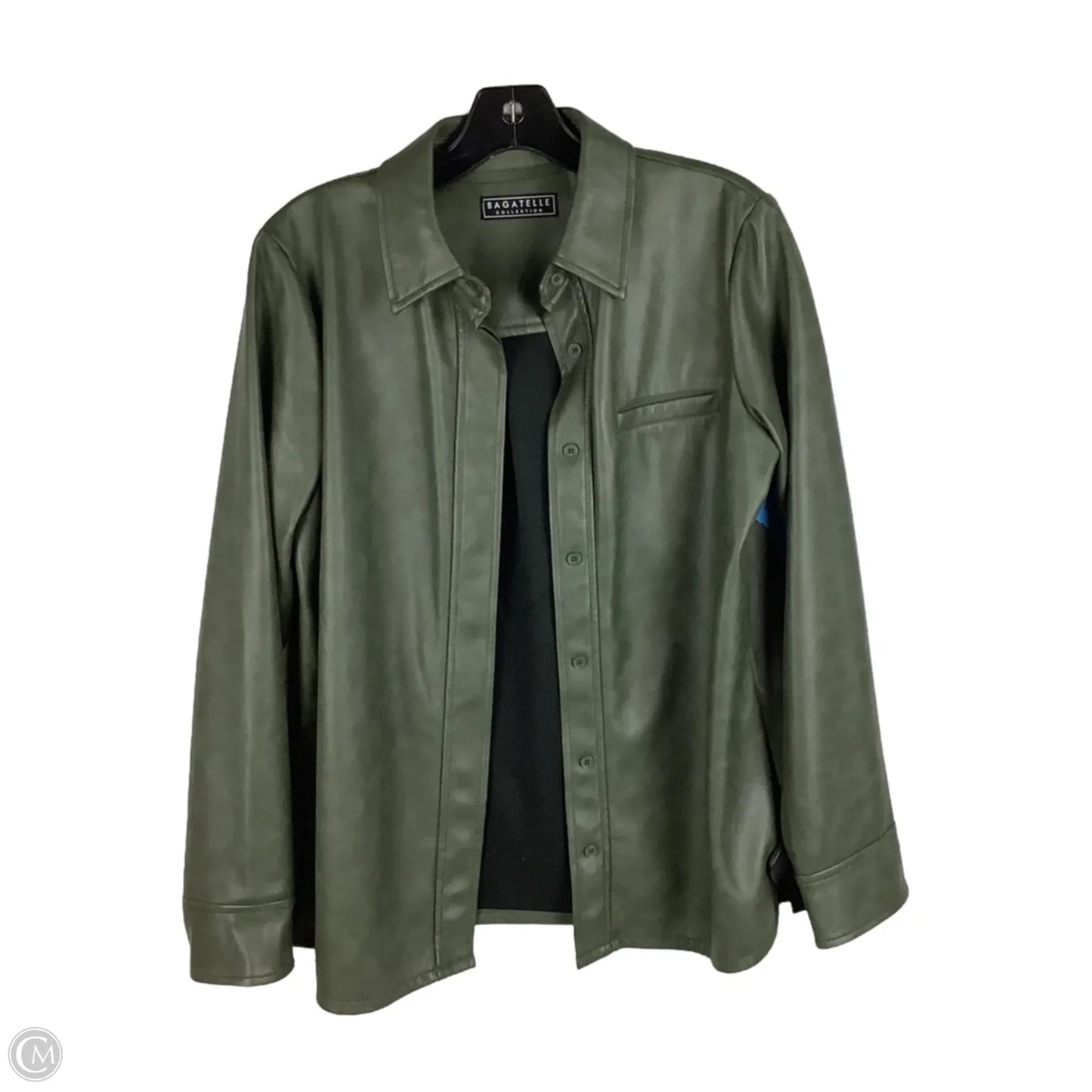 Jacket Shirt By Bagatelle In Green, Size: S