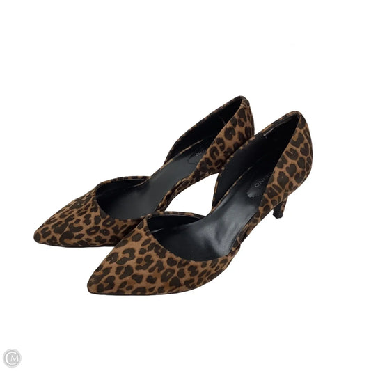 Shoes Heels Kitten By Bandolino In Animal Print, Size: 8