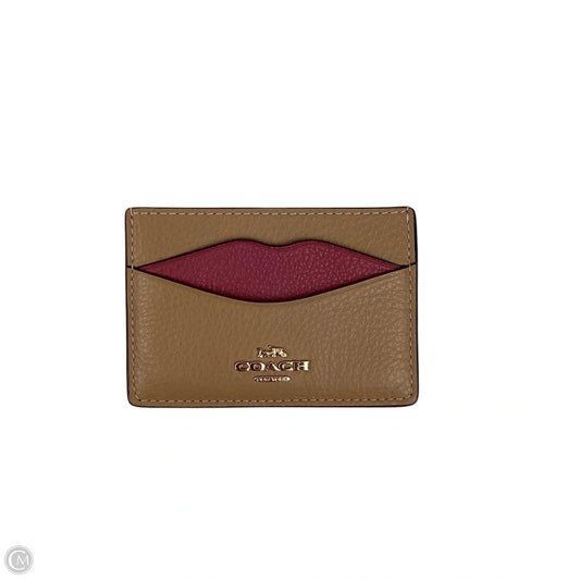 Id/card Holder Designer By Coach