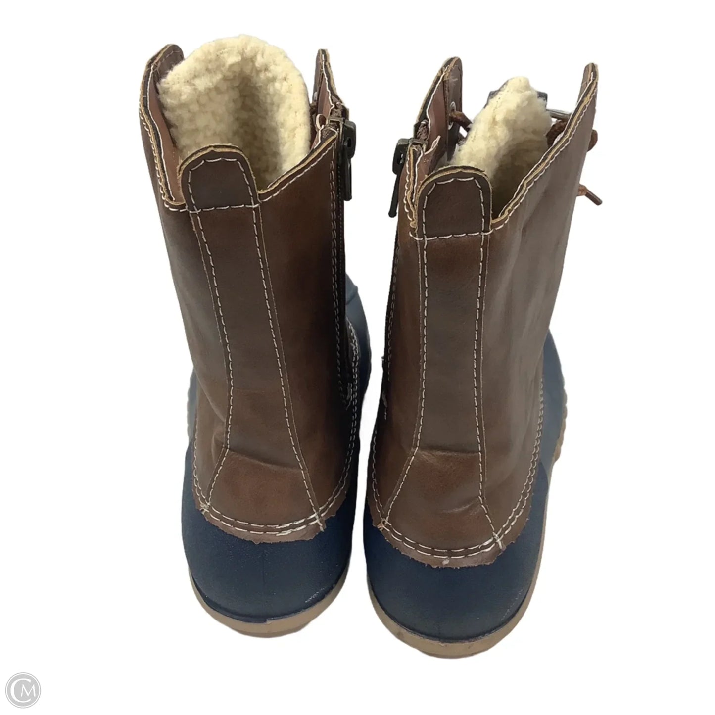 Boots Rain By Clothes Mentor In Navy, Size: 10