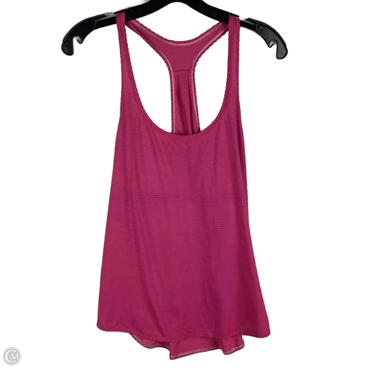 Athletic Tank Top By Lululemon In Pink, Estimated Size 8/M