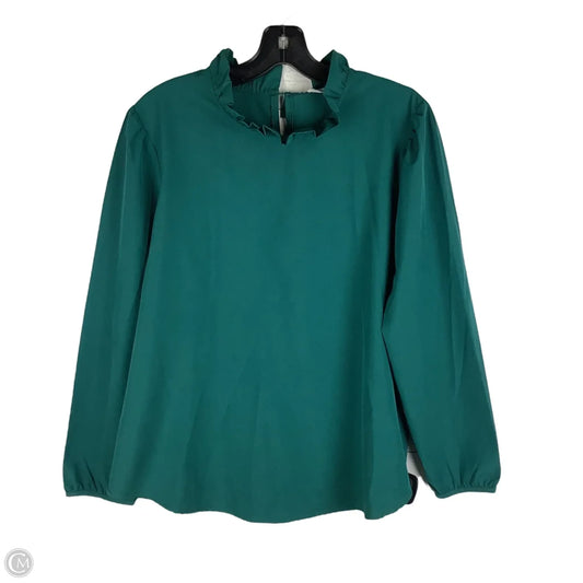 Top Long Sleeve By Michelle Mcdowell In Teal, Size: M