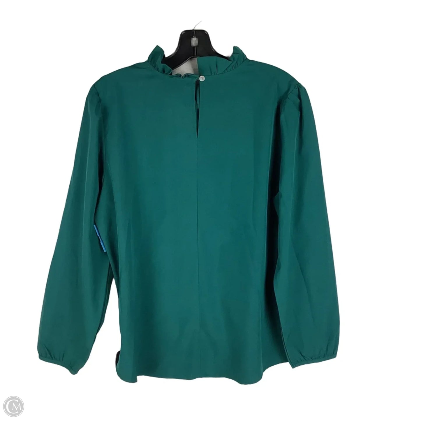 Top Long Sleeve By Michelle Mcdowell In Teal, Size: M