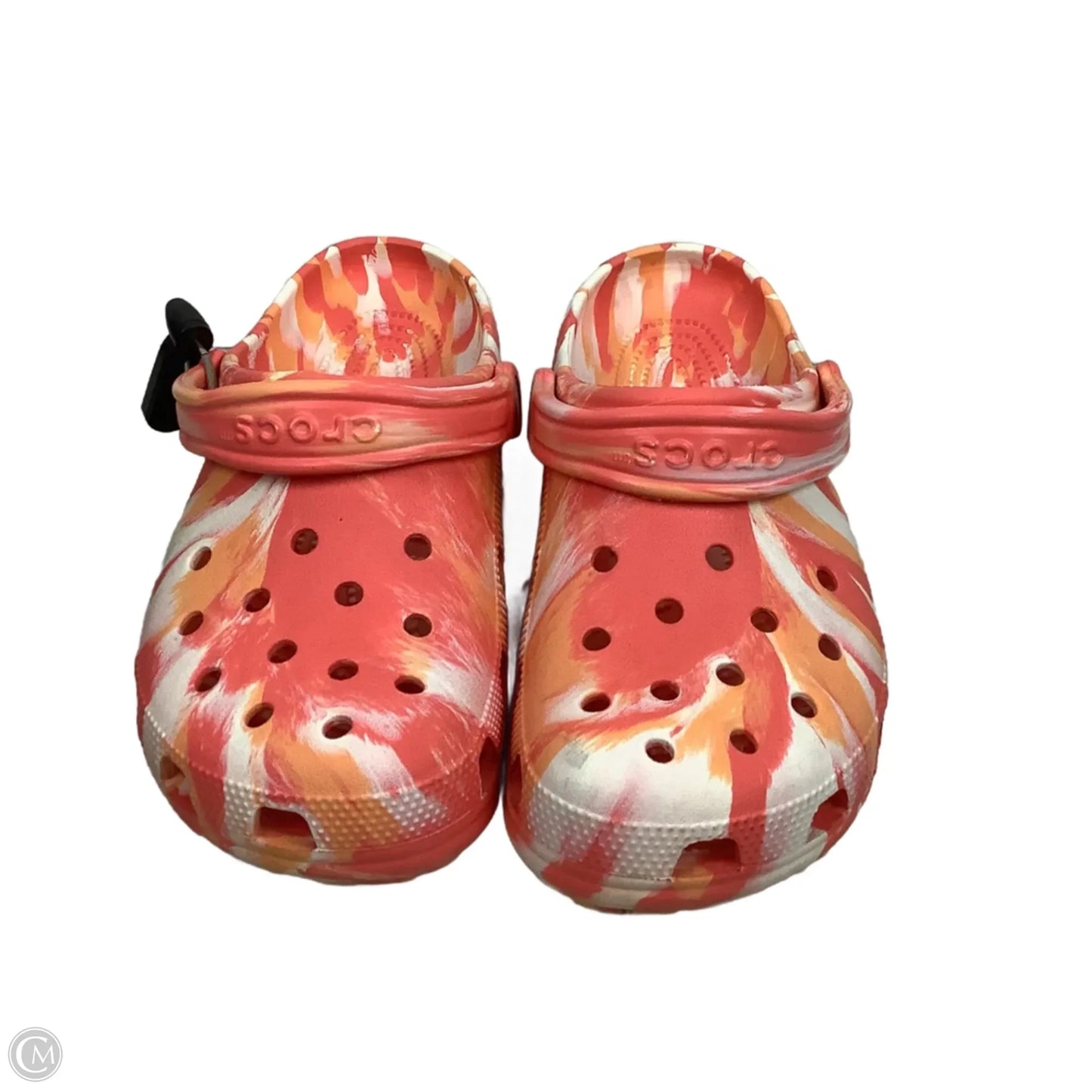 Shoes Flats By Crocs In Coral, Size: 9