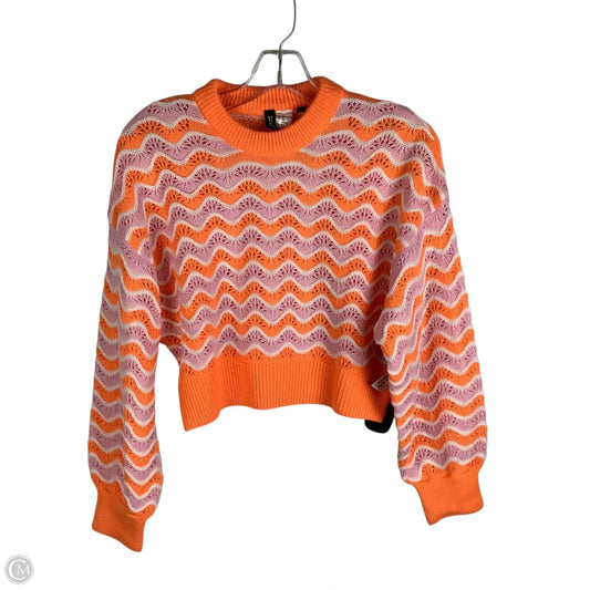 Sweater By Divided In Orange & Pink, Size: Xs