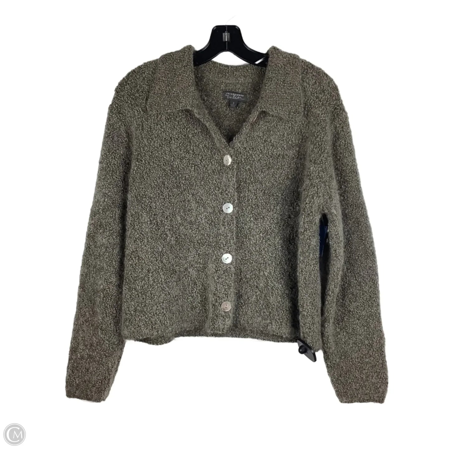 Sweater Cardigan By Cmc In Taupe, Size: S