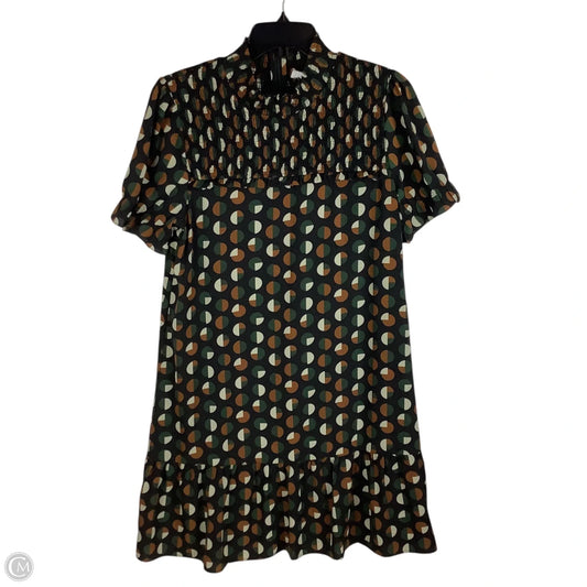 Dress Party Midi By Thml In Green & Orange, Size: L