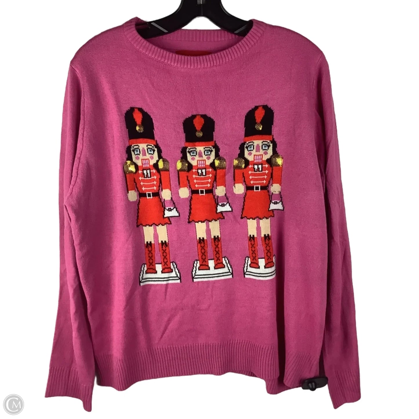 Sweater By Cmc In Pink, Size: 12