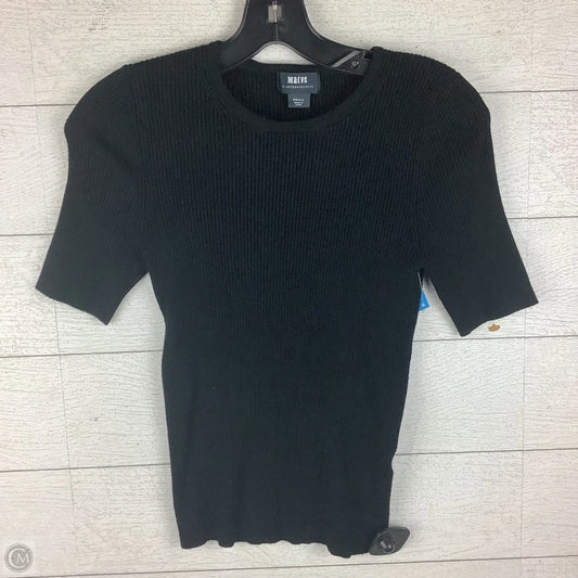 Sweater Short Sleeve By Maeve In Black, Size: S