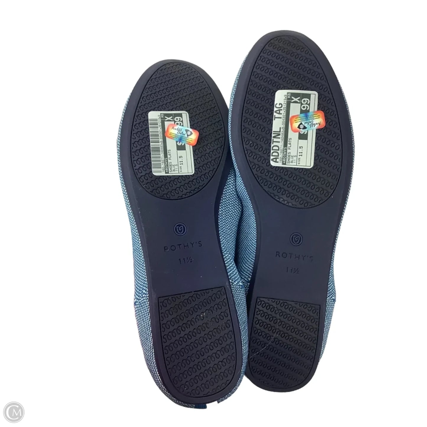 Shoes Flats By Rothys In Blue, Size: 11.5