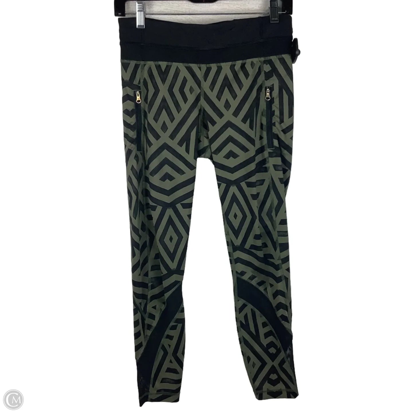 Athletic Leggings By Lululemon In Green, Size: 6