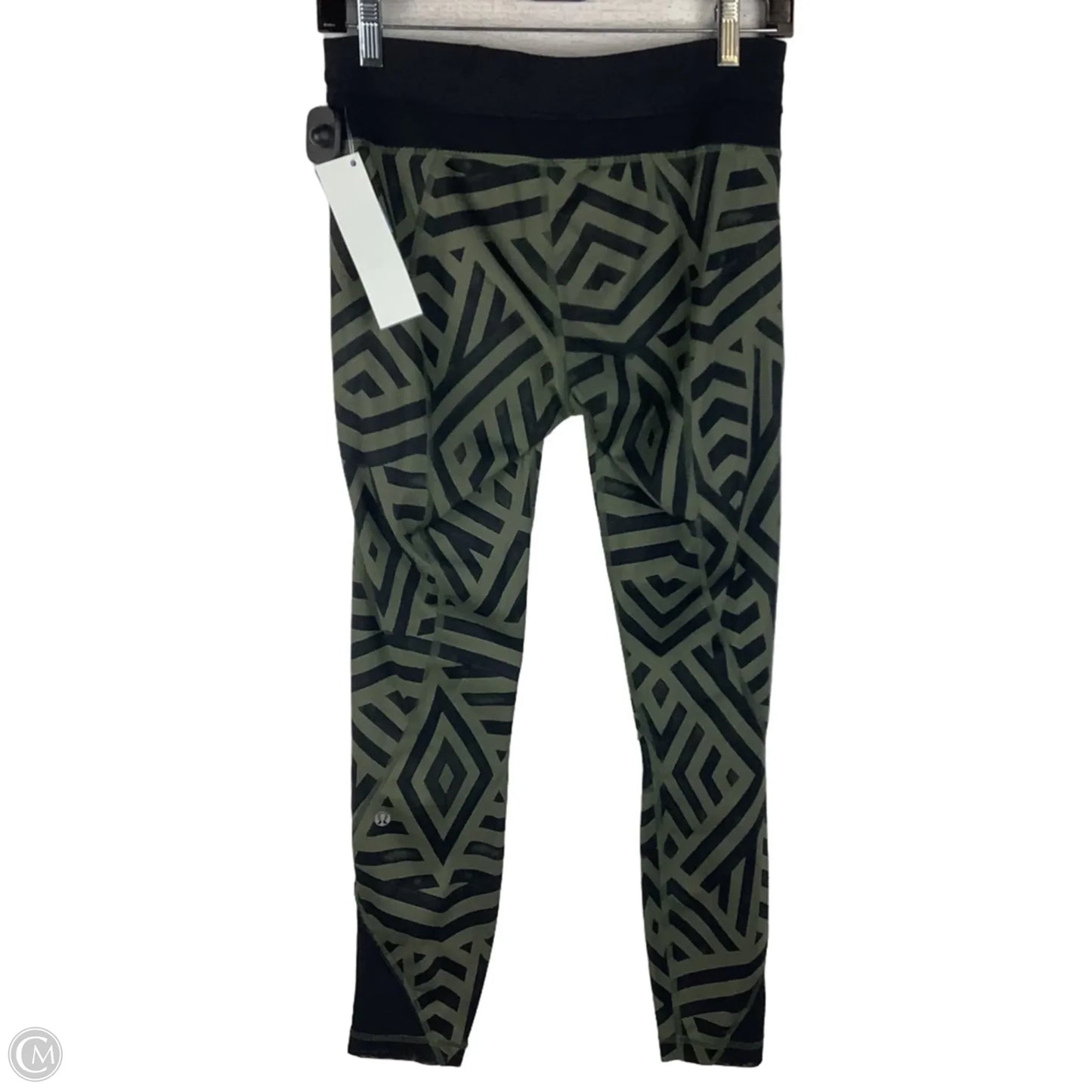 Athletic Leggings By Lululemon In Green, Size: 6