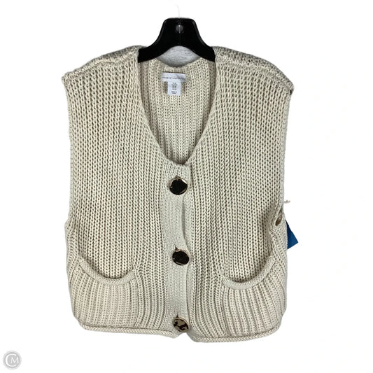 Vest Sweater By House Of Harlow In Cream, Size: M