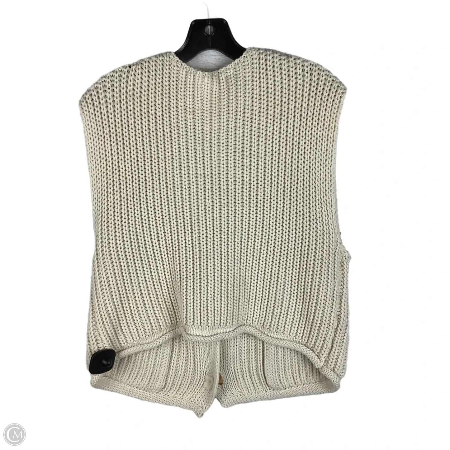 Vest Sweater By House Of Harlow In Cream, Size: M