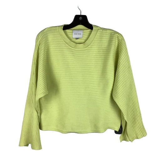 Sweater By Pink Rose In Yellow, Size: M