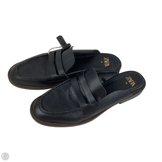 Shoes Flats By Zara In Black, Size: 9.5 (40)