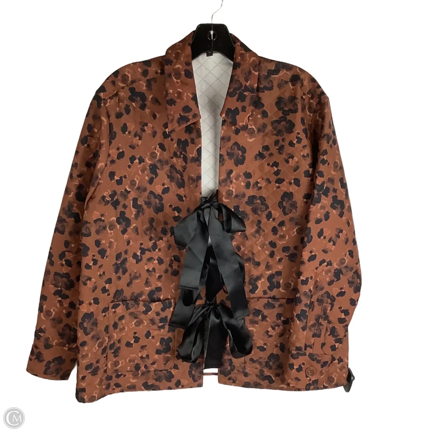 Jacket Puffer & Quilted By Express In Animal Print, Size: S