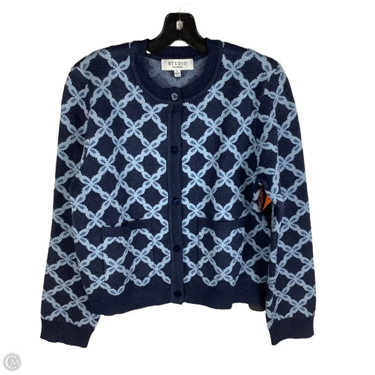 Sweater Cardigan By Strut & Bolt In Navy, Size: L