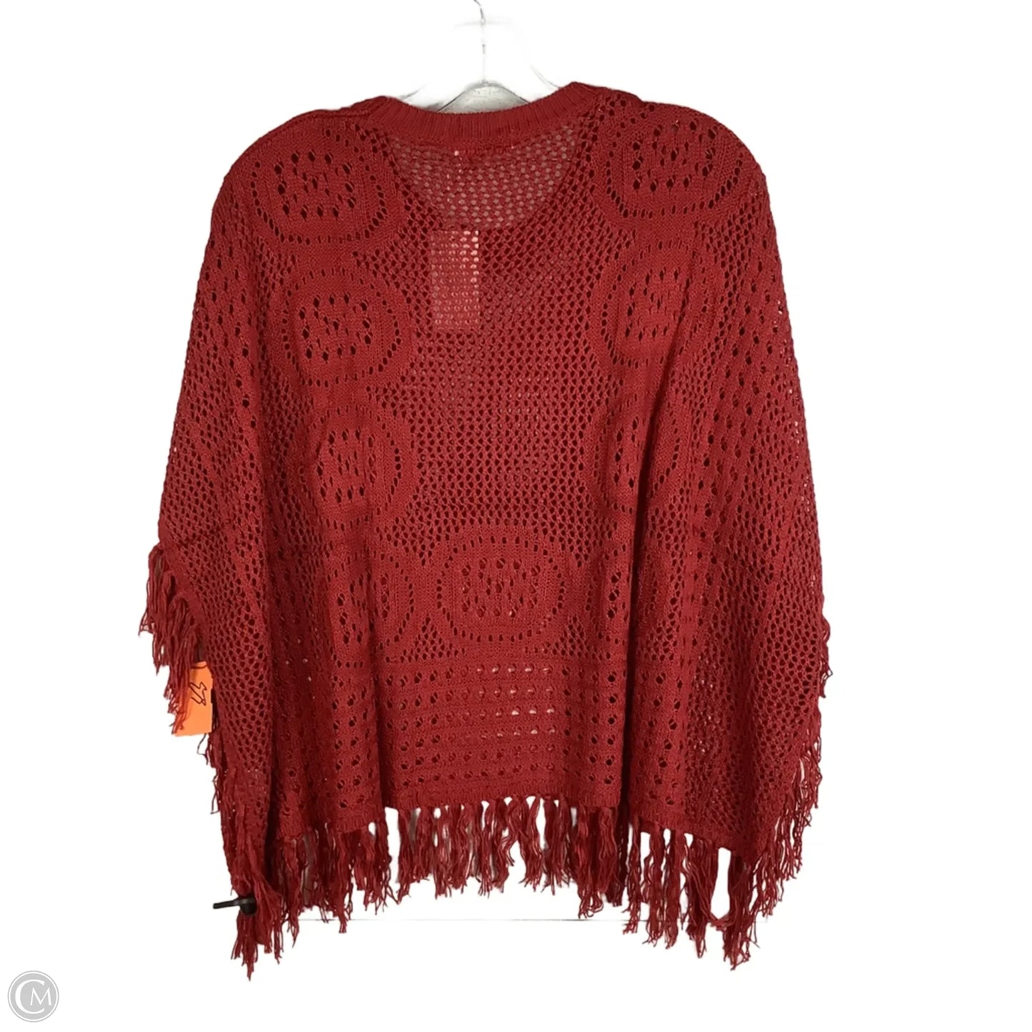 Sweater Short Sleeve By Clothes Mentor In Red, Size: S