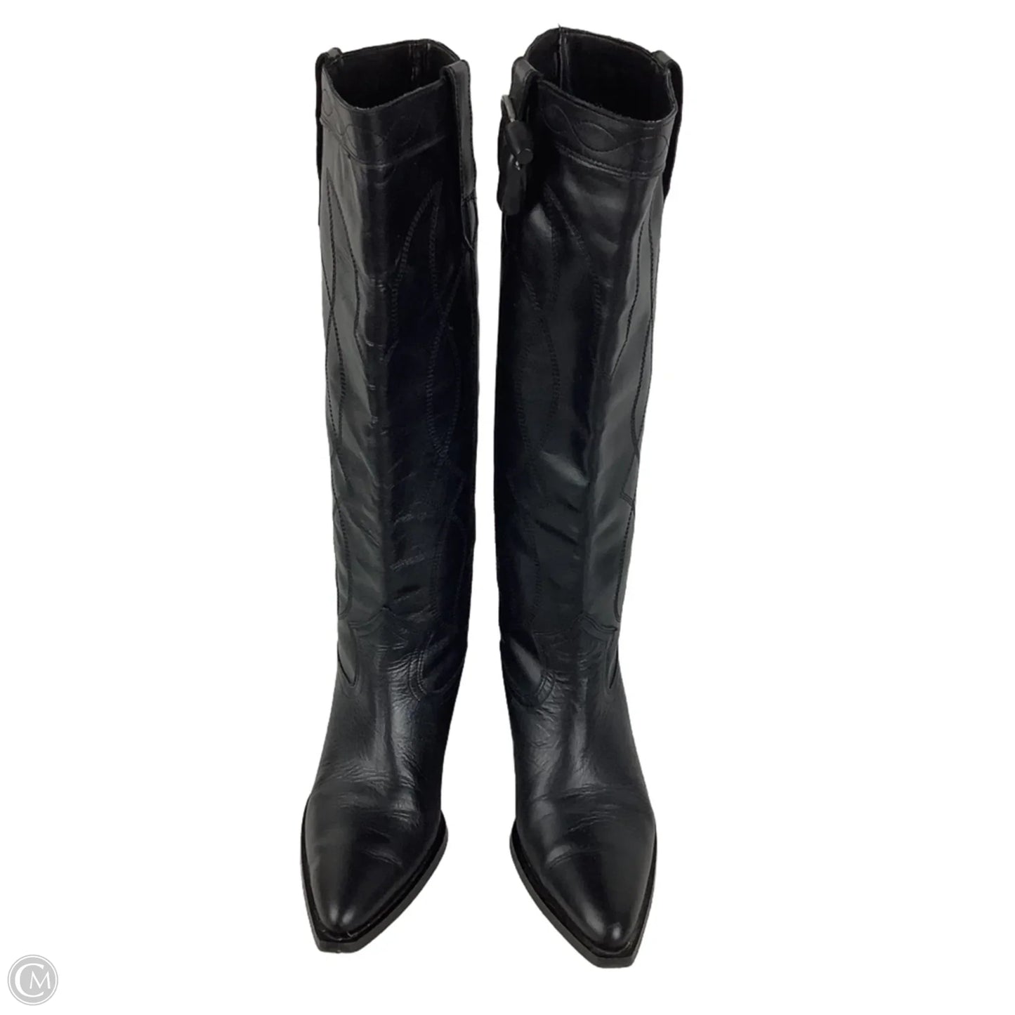 Boots Western By Zara In Black, Size: 38